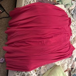 Chiffon magenta maxi skirt